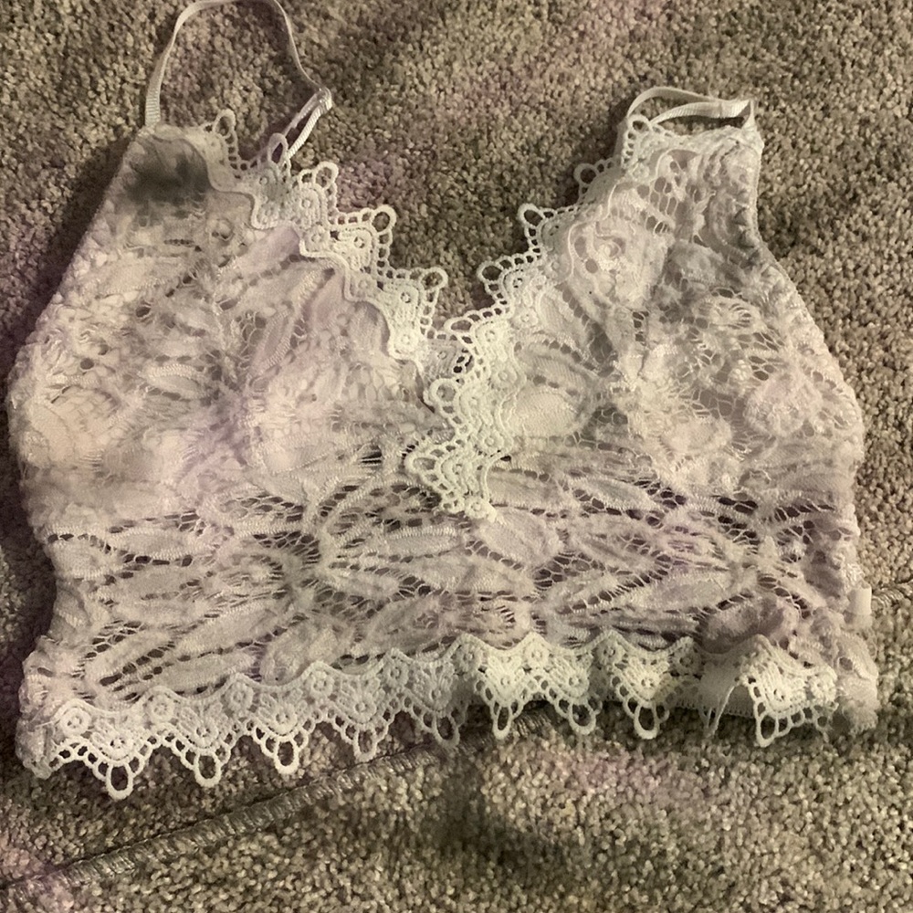 Burlington coat factory - white - lace white crop top